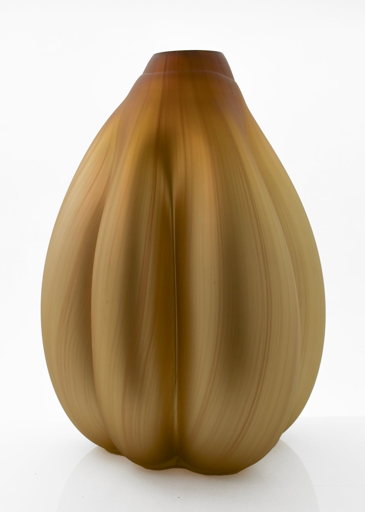 George William Bell, Abstract Form Study in Gold IV, full view.